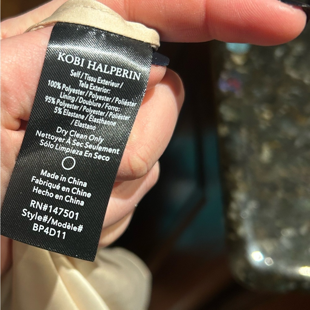 NWT Kobi Halperin Hazel One Shoulder Dress Size Large - Picture 5 of 6